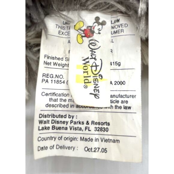 Disney Eeyore Plush 28” Pajama Storage Pillow Pal Pet Pouch Floppy Large Zipper - Picture 7 of 10